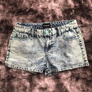 Joe Boxer Blue Acid Wash Jean Shorts Size 3
